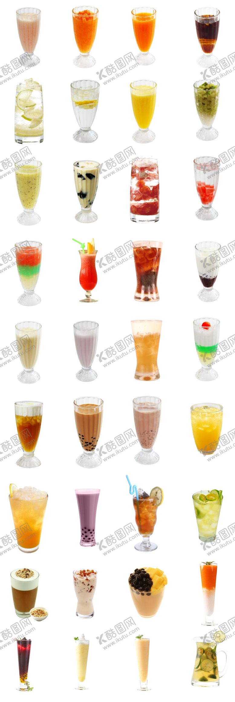 编号：99660709092054391348【酷图网】源文件下载-奶茶果汁抠图大图图片PNG