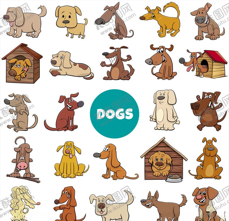 编号：41749710072201547269【酷图网】源文件下载-卡通小狗