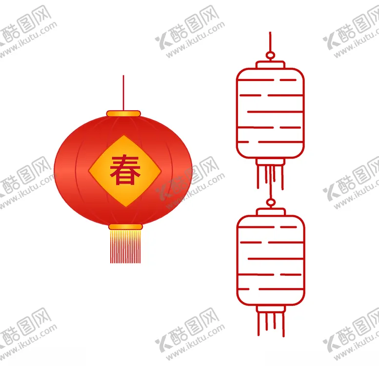编号：49616903152152266738【酷图网】源文件下载-春节海报
