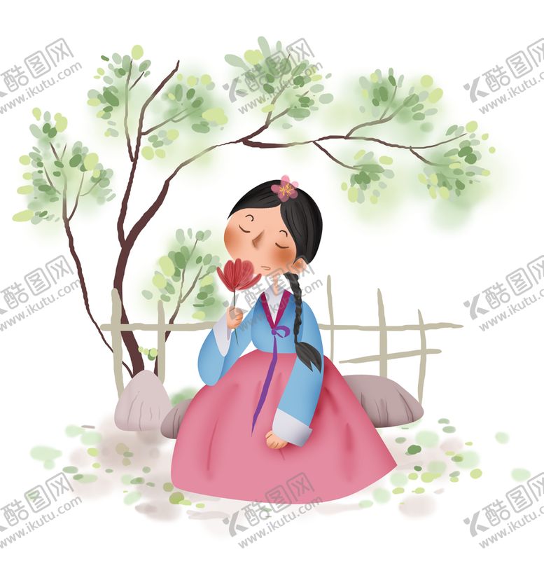 编号：19348609211502406250【酷图网】源文件下载-传统韩国服饰  