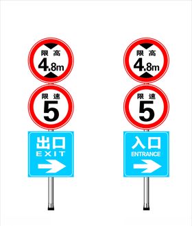 限高指示牌