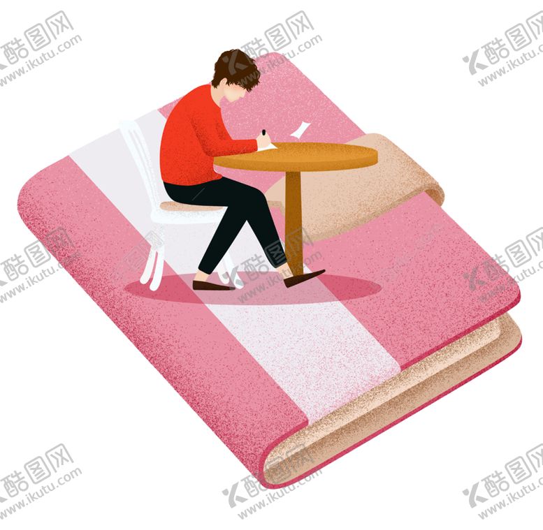 编号：12855207140304443467【酷图网】源文件下载-看书的小孩