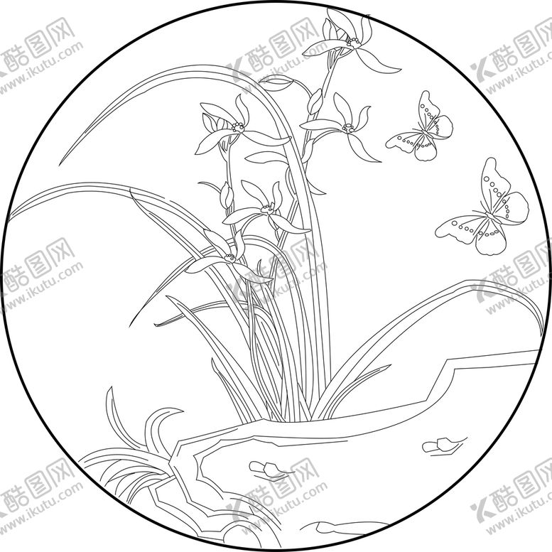 编号：92065810101059380374【酷图网】源文件下载-兰花