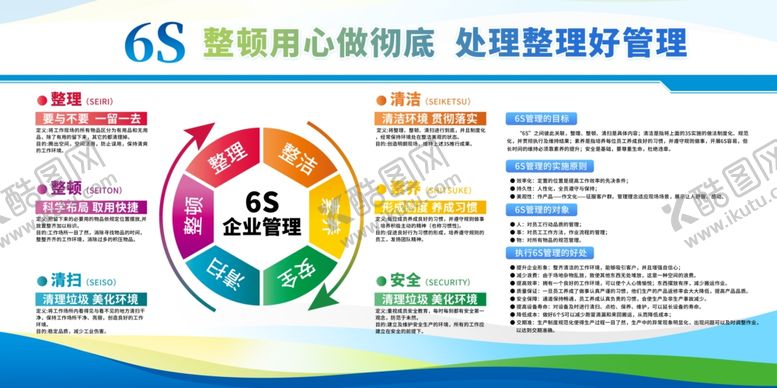 编号：57842111012256357001【酷图网】源文件下载-车间6S