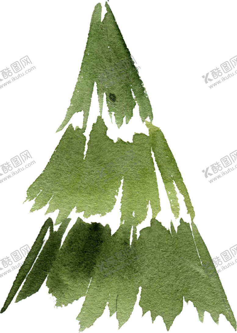 编号：86317801170147368082【酷图网】源文件下载-圣诞节水彩 