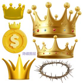 金色皇冠矢量素材