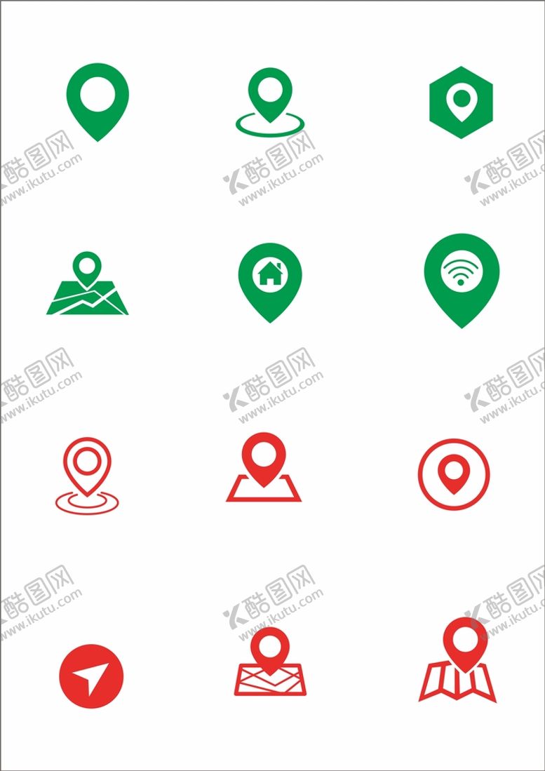 编号：32711211121204576791【酷图网】源文件下载-定位图标