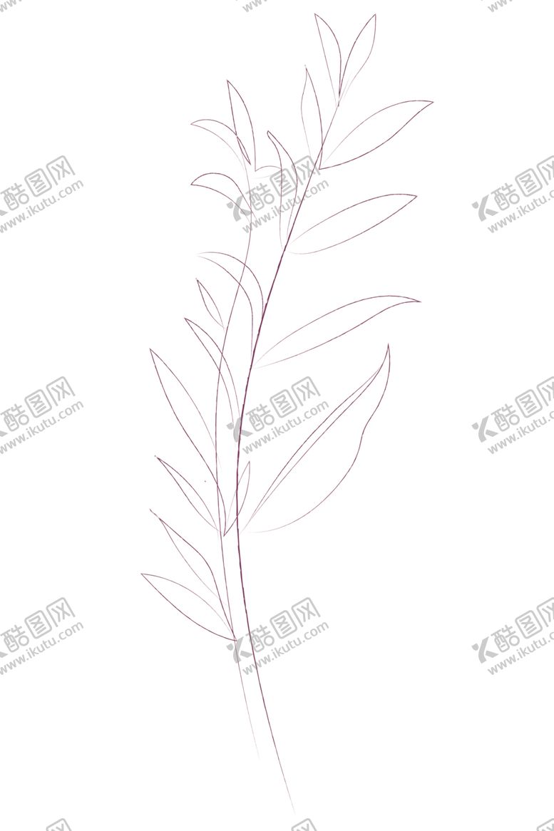 编号：86647205080100082270【酷图网】源文件下载-植物手绘水彩