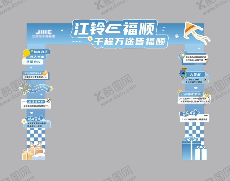 编号：38423211271808375172【酷图网】源文件下载-汽车卖点氛围拱门