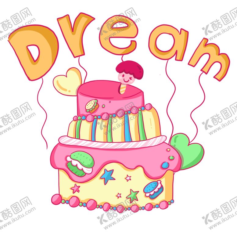 编号：21322009210345416113【酷图网】源文件下载-卡通蛋糕