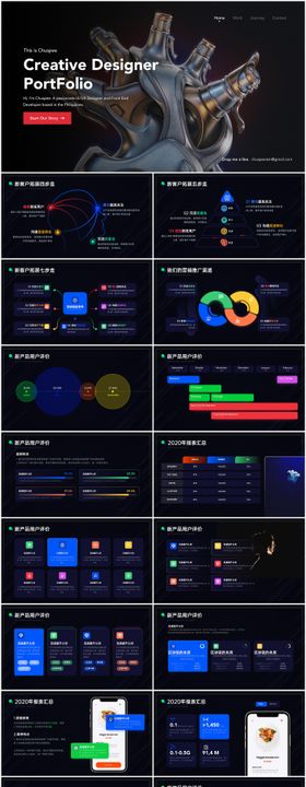黑色商务项目ppt