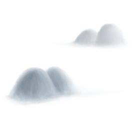 中国风素材山水画复古素材