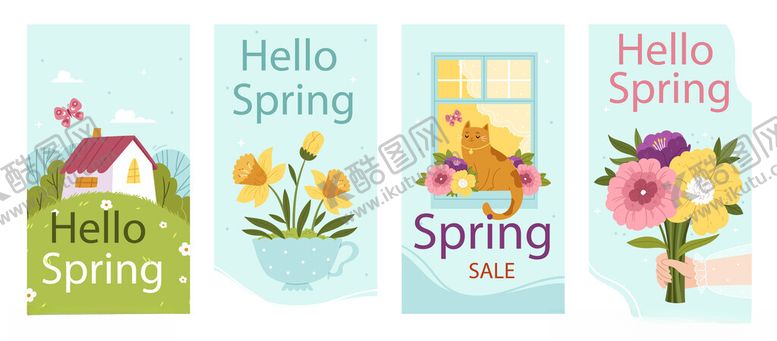 编号：63678304142250395879【酷图网】源文件下载-春季海报