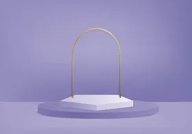 电商产品展台活动背景C4D
