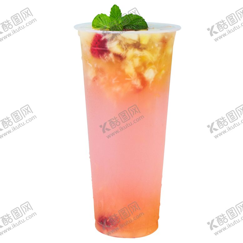 编号：26152307030213135914【酷图网】源文件下载-蜜桃水果茶
