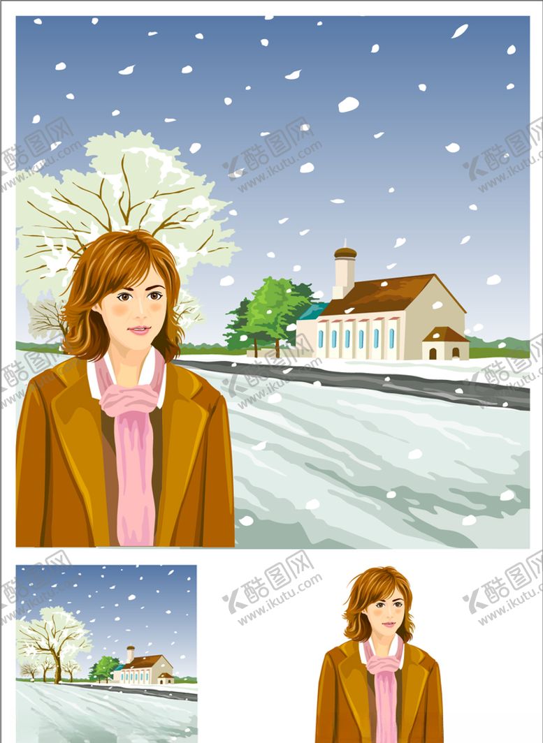 编号：16026410010849575475【酷图网】源文件下载-插画人物