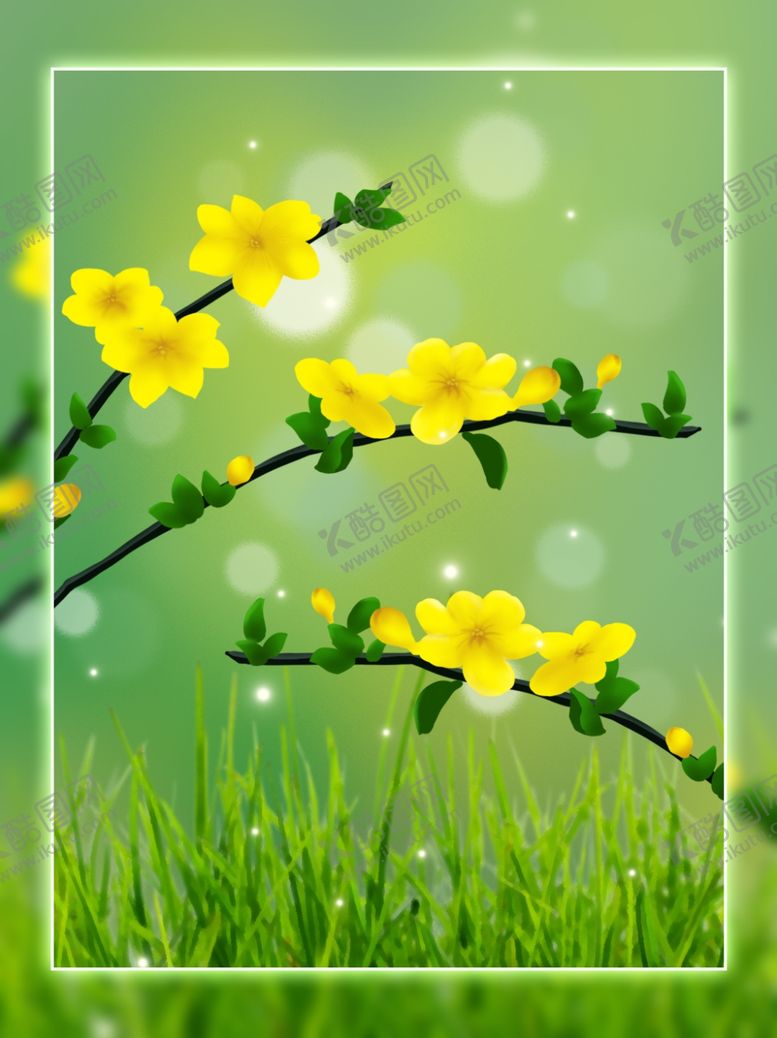 编号：84472711010725334878【酷图网】源文件下载-春天海报绿色素材春天素材