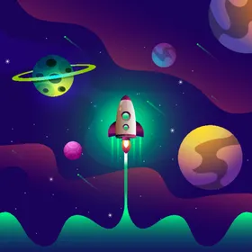 火箭科学研究燃气推进航天太空