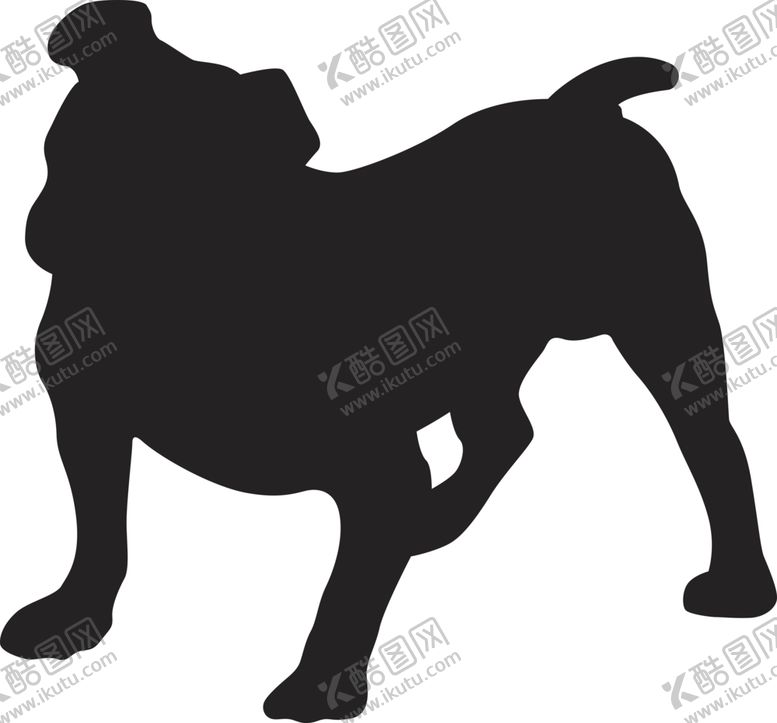 编号：16056607050214031483【酷图网】源文件下载-狗剪影