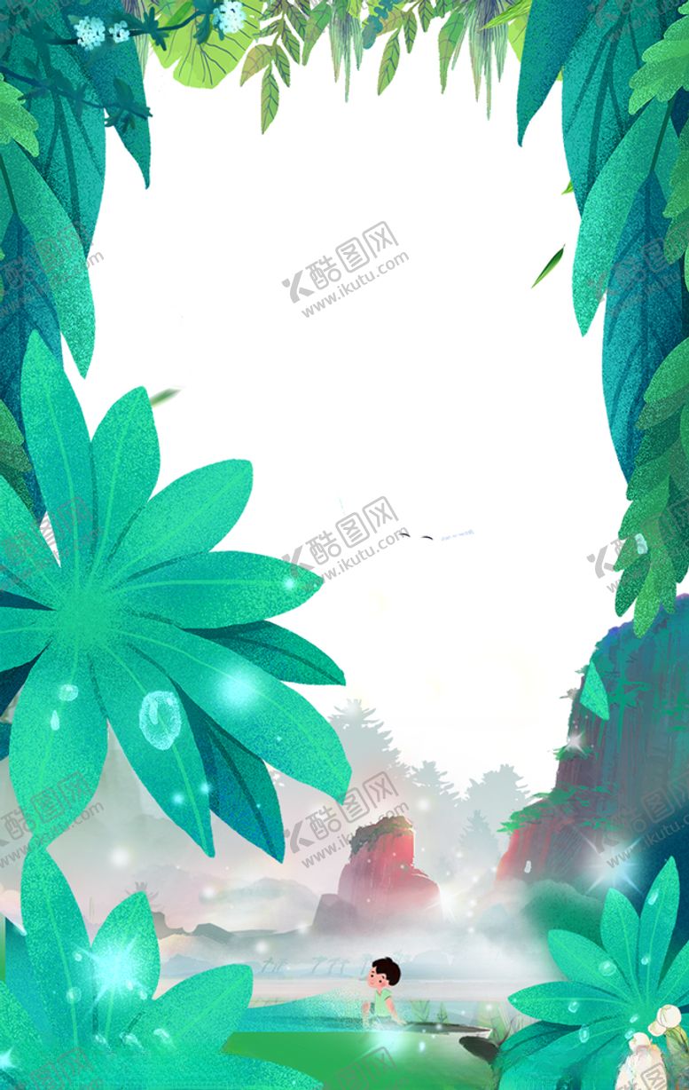 编号：61650209151052084162【酷图网】源文件下载-树叶背景