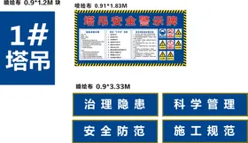 塔吊安全警示牌