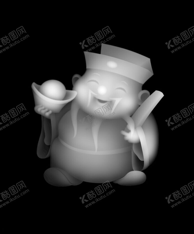 编号：52032601270832408605【酷图网】源文件下载-元宝卡通财神