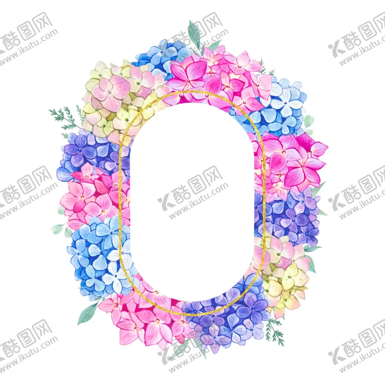 编号：91387409211658547183【酷图网】源文件下载-卡通绣球花