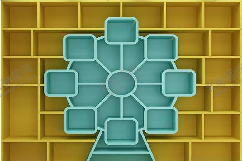 编号：48408709212313483487【酷图网】源文件下载-幼儿园书柜