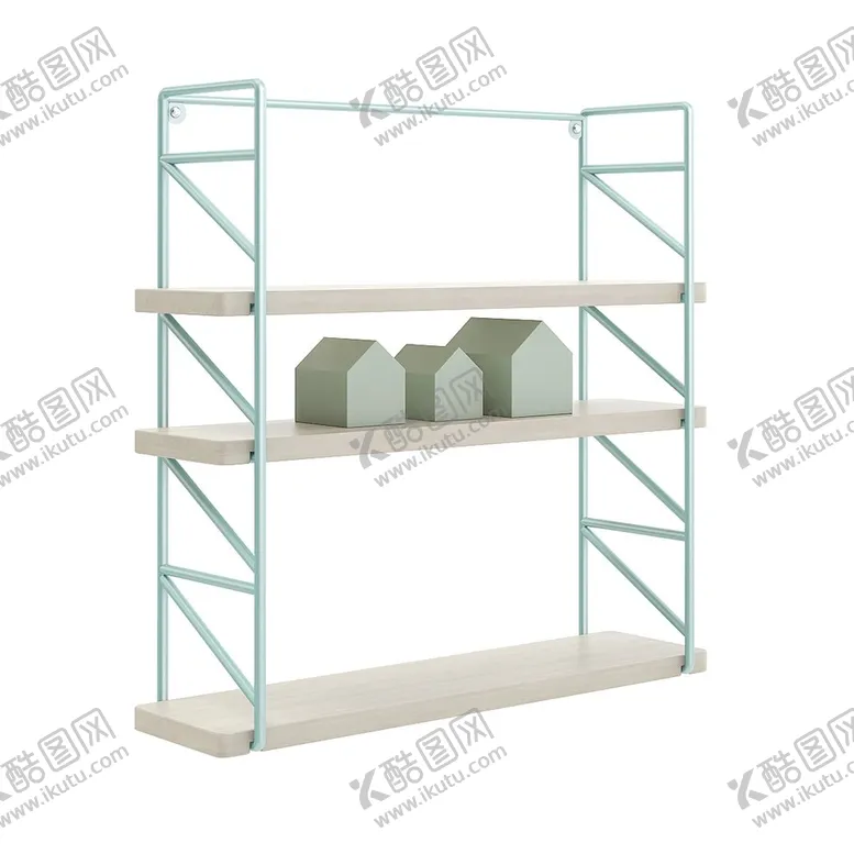 编号：60744910170619264680【酷图网】源文件下载-C4D模型货架