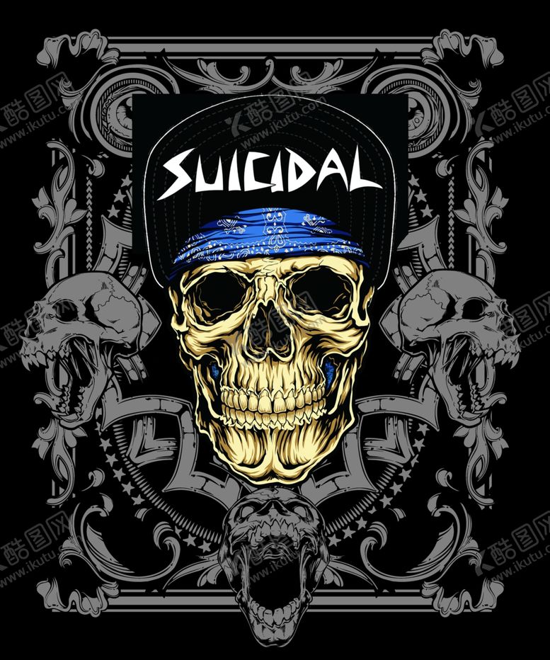 编号：25909109120526126131【酷图网】源文件下载-骷髅