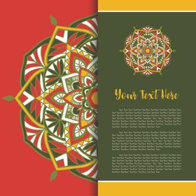 曼陀罗花纹
