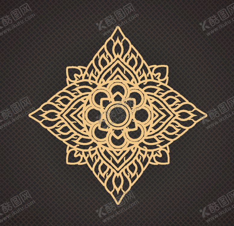 编号：92519709211153296187【酷图网】源文件下载-黑金花纹