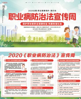 2024职业病防治法宣传周海报
