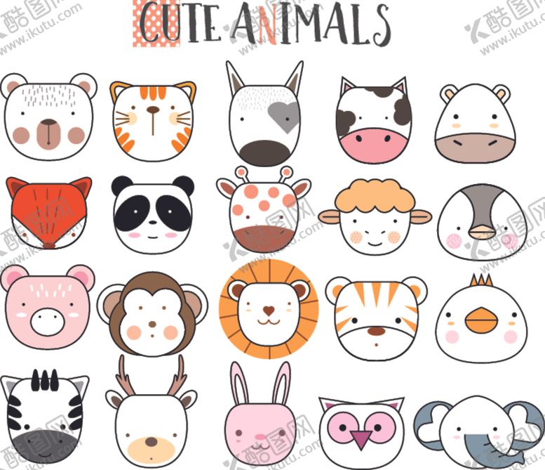 编号：83834110081438151063【酷图网】源文件下载-卡通动物