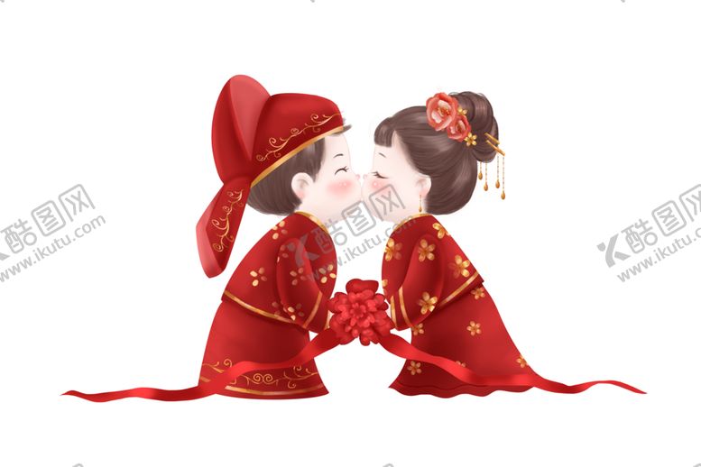 编号：79935407141458188671【酷图网】源文件下载-古风婚礼人物