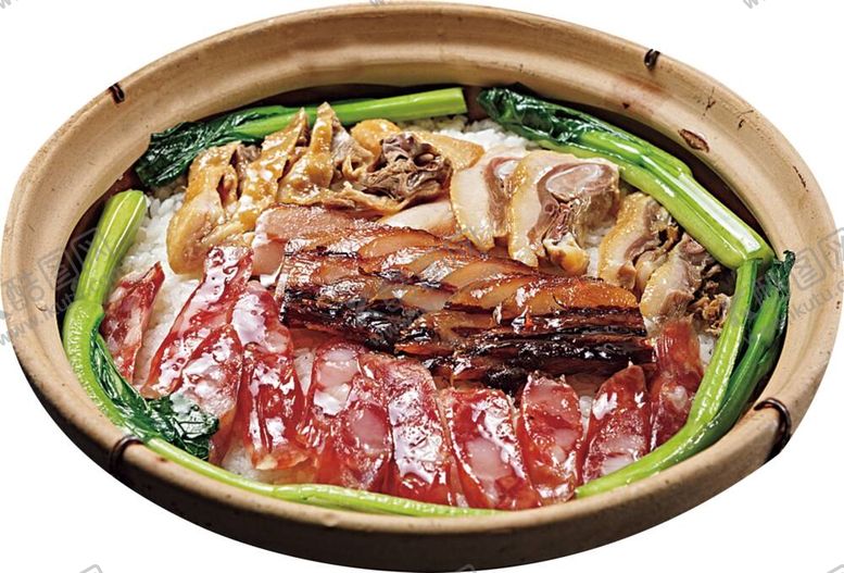 编号：66299210280201108444【酷图网】源文件下载-腊肠煲仔饭