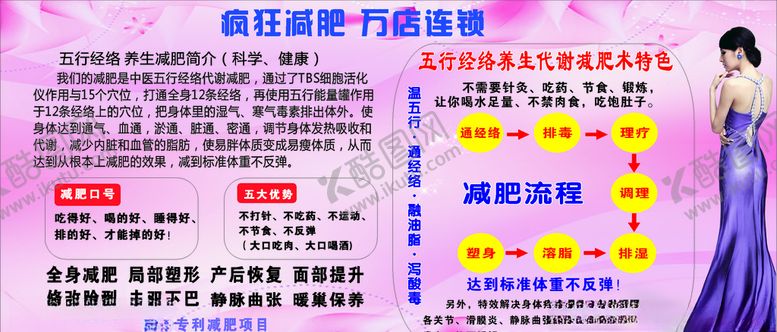 编号：15246109121834005365【酷图网】源文件下载-五行经络减肥简介
