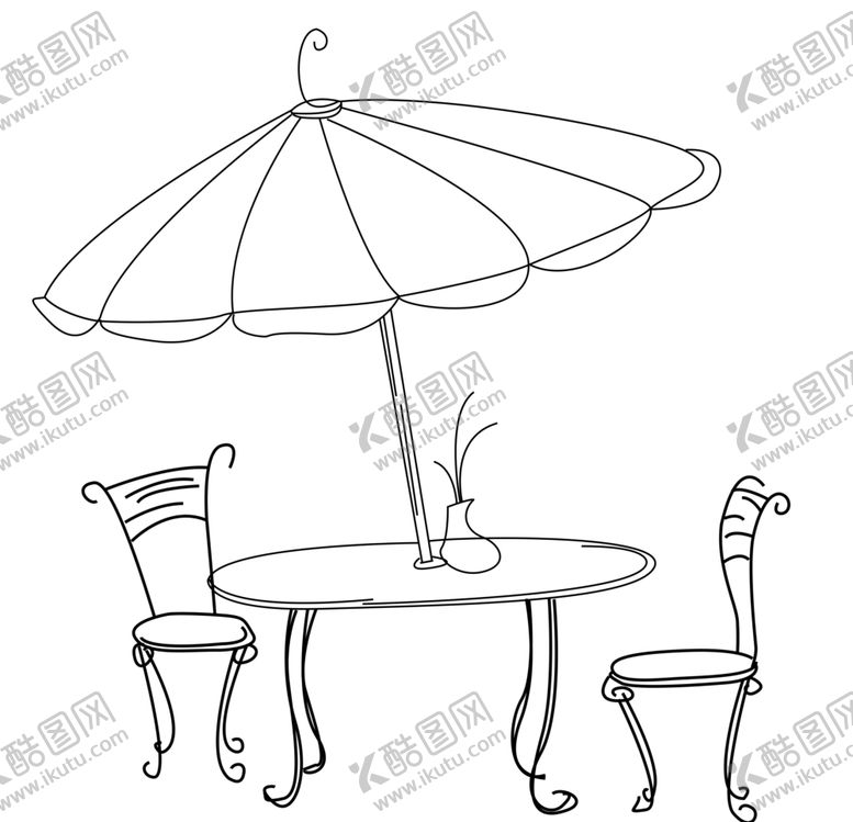 编号：52876309211248595768【酷图网】源文件下载-线条休闲椅子