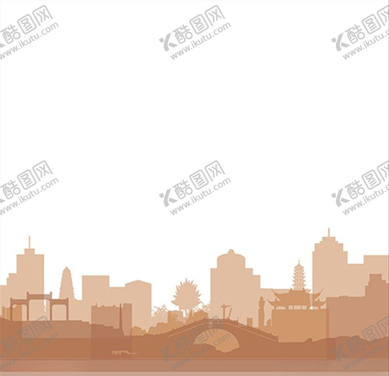 编号：75145210091943001509【酷图网】源文件下载-水乡城市剪影