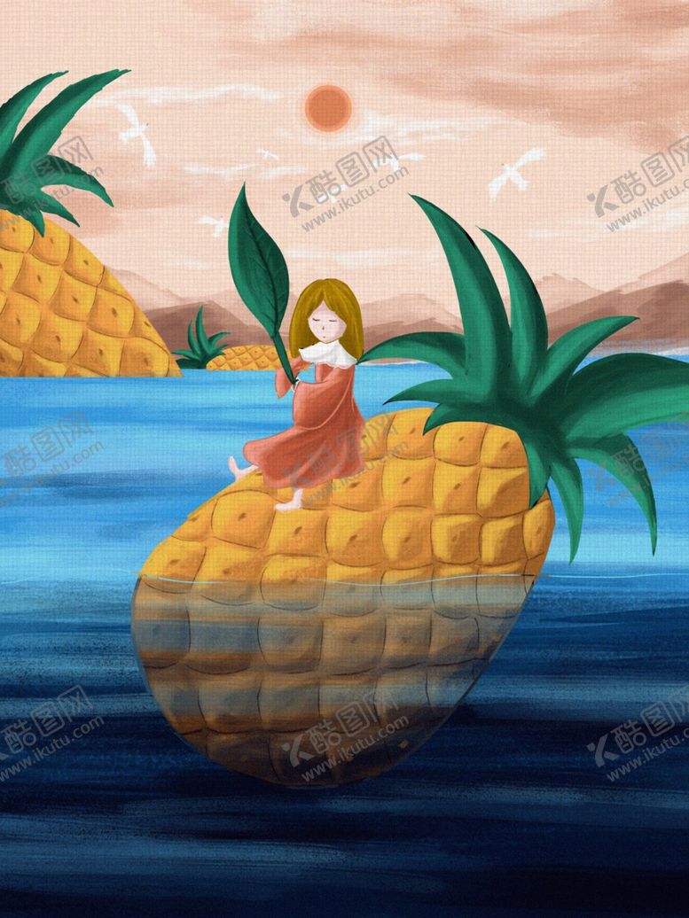 编号：72152909101651395581【酷图网】源文件下载-水果插画