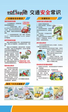 交通安全宣传知识海报