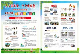 2025防灾减灾宣传单