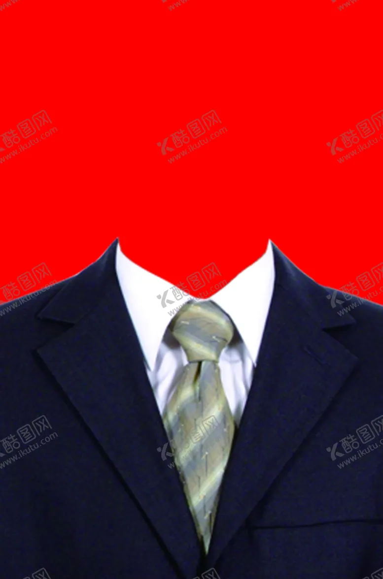 编号：26269004200740549014【酷图网】源文件下载-男士西装证件照
