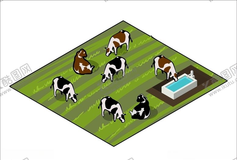 编号：35745610101235344973【酷图网】源文件下载-牧场