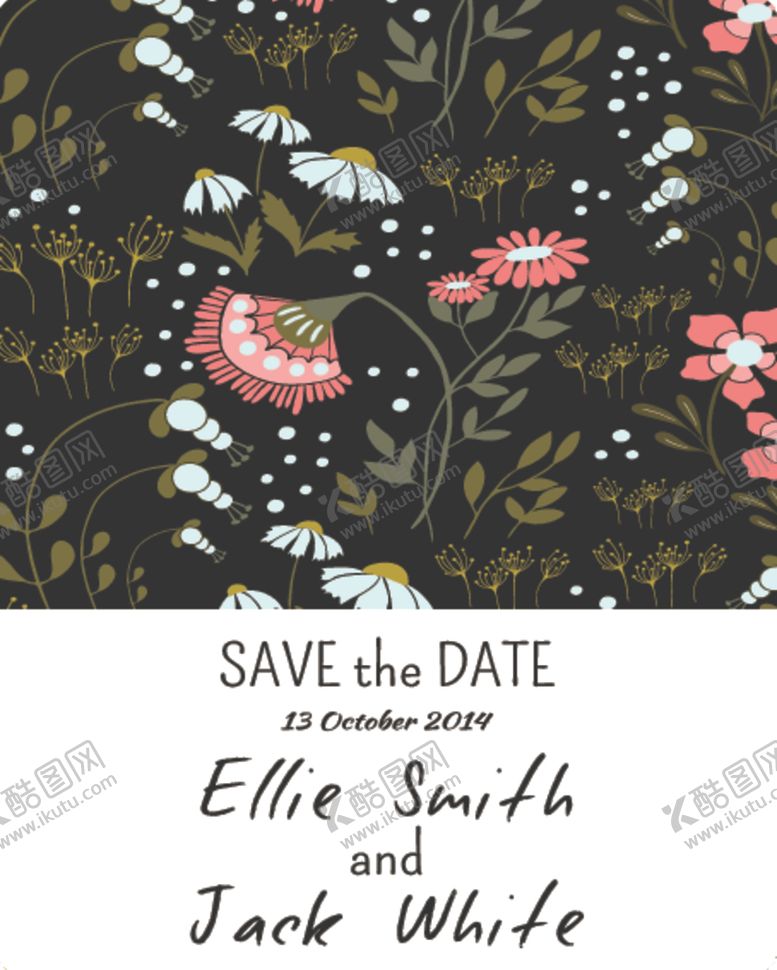 编号：89861110291126029342【酷图网】源文件下载-北欧创意森系花纹图案