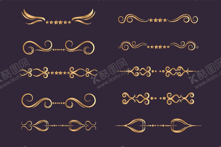 编号：60491509181836231567【酷图网】源文件下载-花纹装饰元素