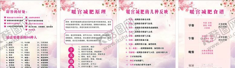 编号：72243710250945034653【酷图网】源文件下载-暖宫减肥原理