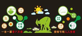 爱粮节粮形象墙