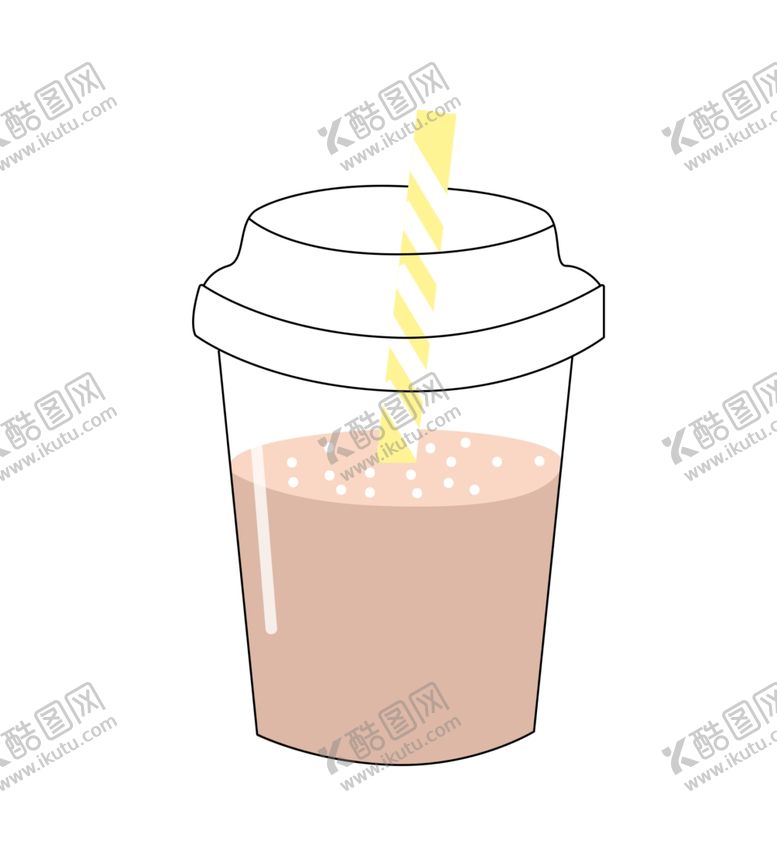 编号：13617005121819159844【酷图网】源文件下载-手绘奶茶