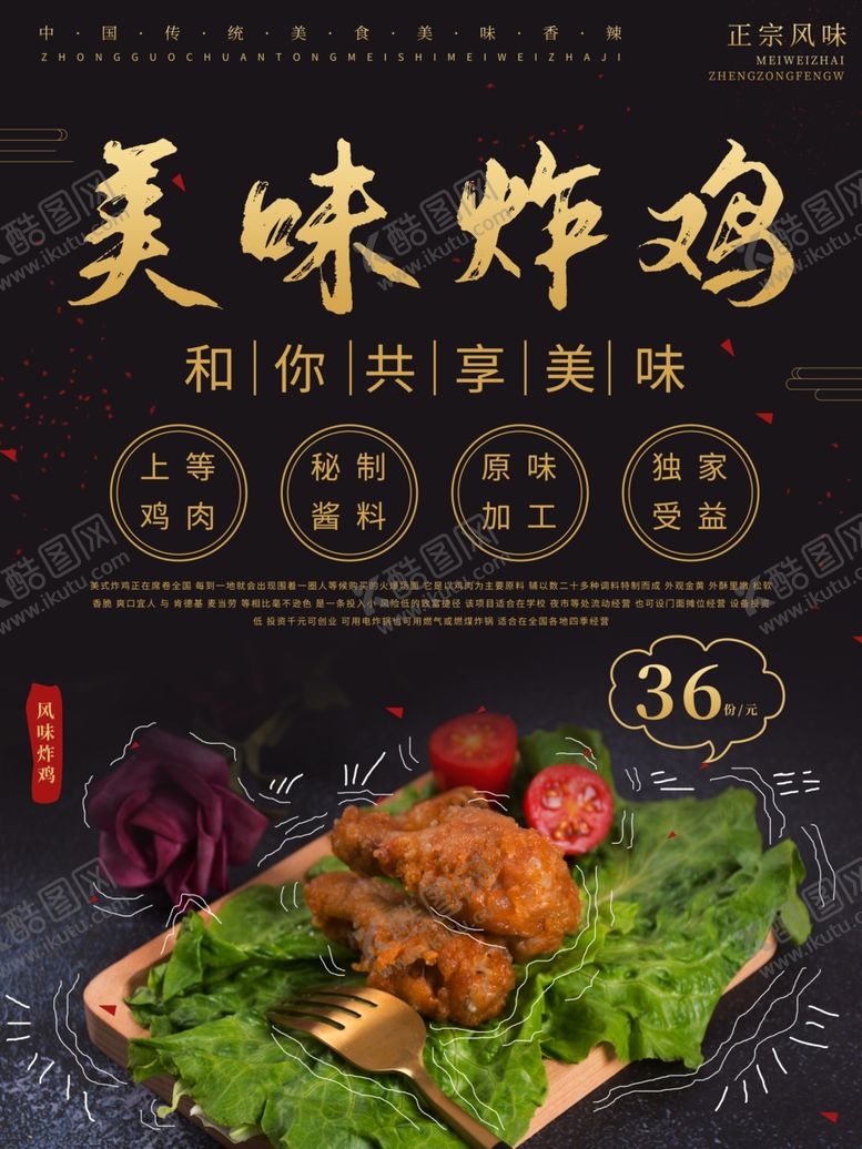 编号：31381810260658017019【酷图网】源文件下载-炸鸡
